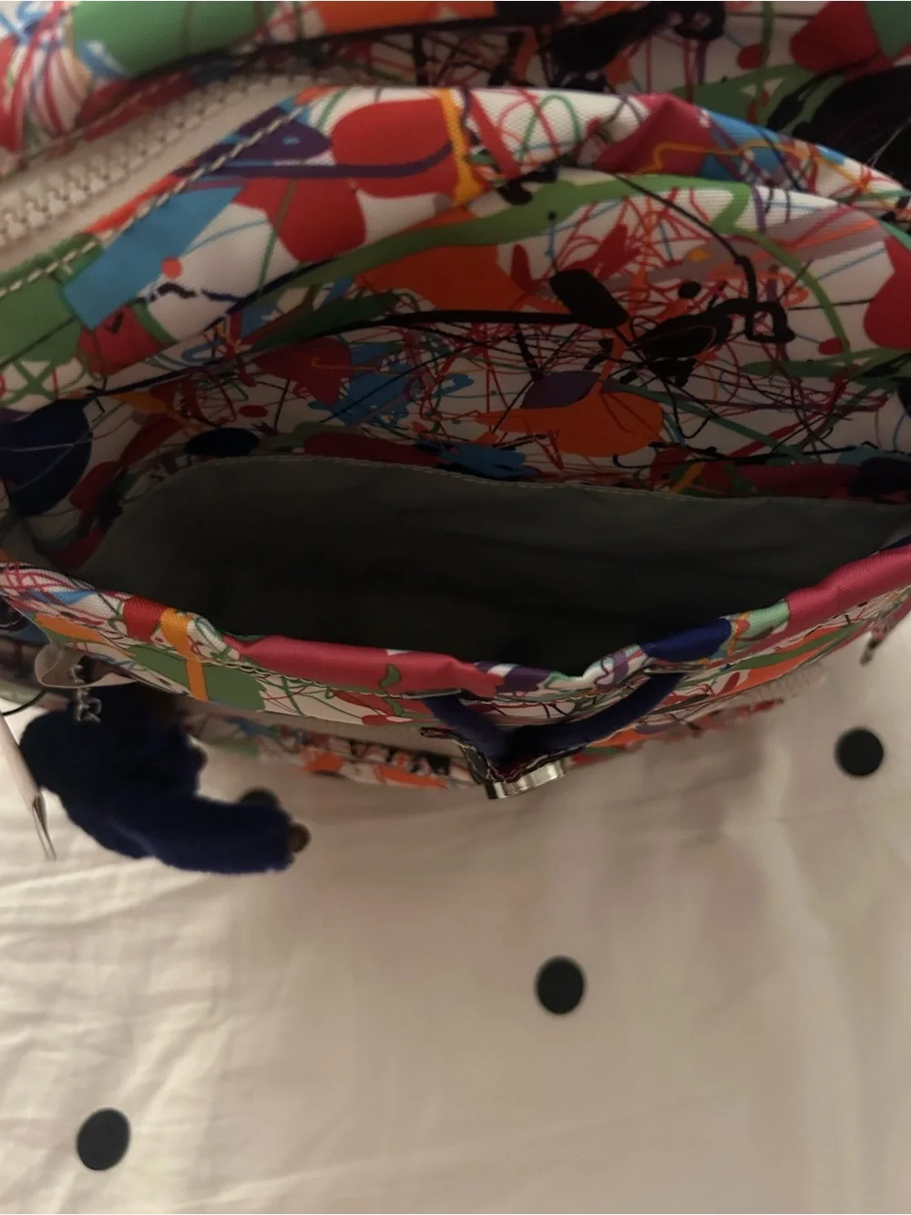 Kipling Ravier Paintball Pattern Backpack